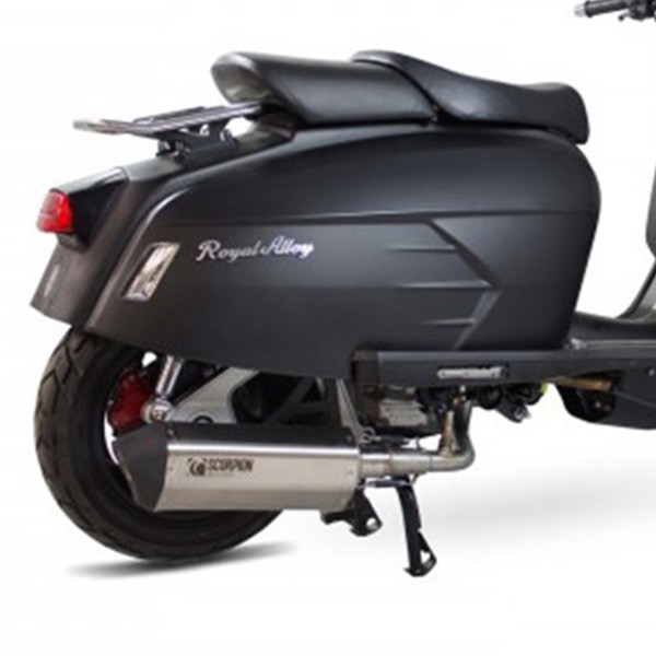 Scorpion Exhaust Scorpion Royal Alloy GP125/200/TG LC Exhaust Stainless